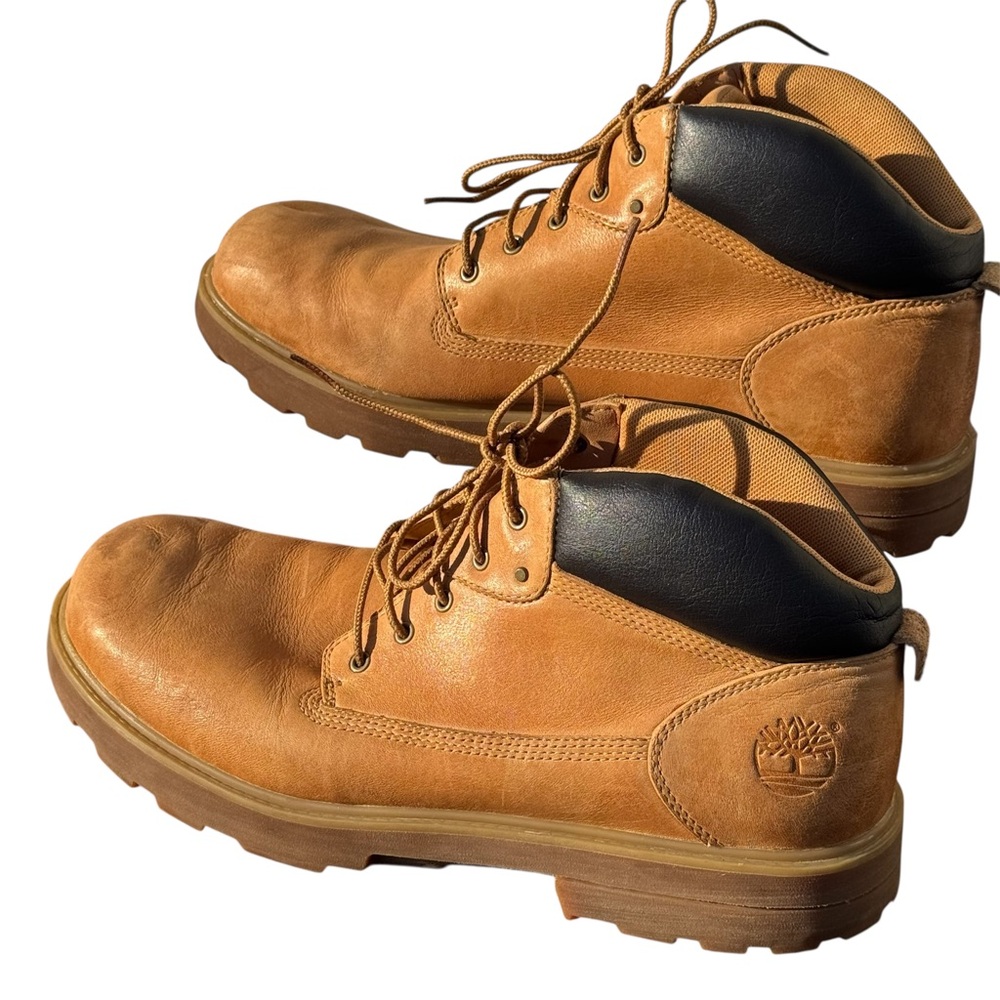Timberland Men's Tan Leather Chukka Boots Size 11.5
